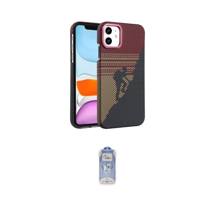 ieg™ iPhone 11 Kılıf Doruk Serisi - Siyah Joko Magic 5D Cam