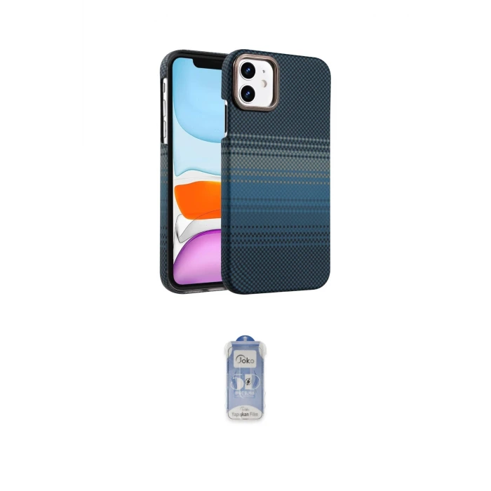 ieg™ iPhone 11 Kılıf Doruk Serisi - Siyah Joko Magic 5D Cam