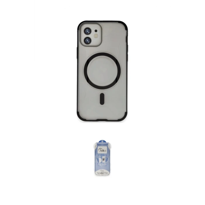 ieg™ iPhone 11 Kılıf Eksen Klasik Koleksiyonu - Siyah Joko Magic 5D Cam