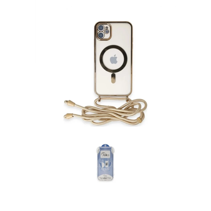 ieg™ iPhone 11 Kılıf Eksen Özel Seri - Siyah Joko Magic 5D Cam