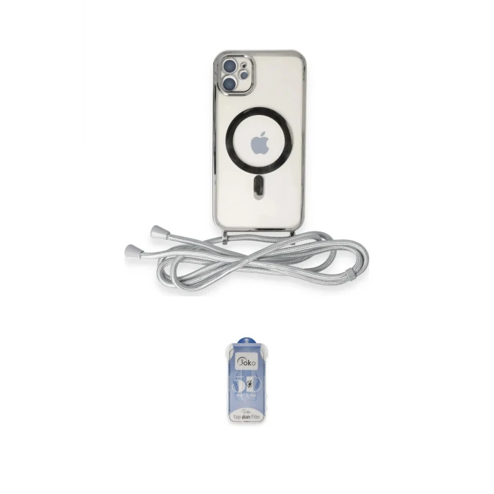 ieg™ iPhone 11 Kılıf Eksen Özel Seri - Siyah Joko Magic 5D Cam