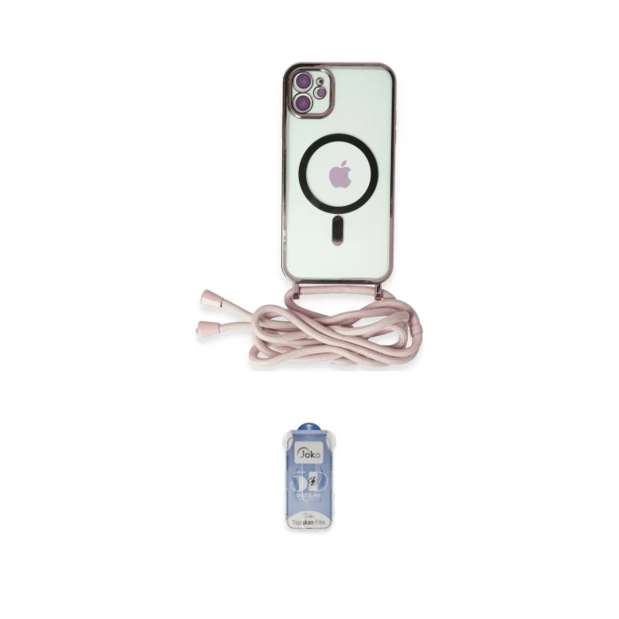 ieg™ iPhone 11 Kılıf Eksen Özel Seri - Siyah Joko Magic 5D Cam