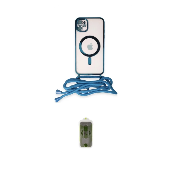 ieg™ iPhone 11 Kılıf Eksen Özel Seri - Siyah Joko Magic 5D Hayalet Cam