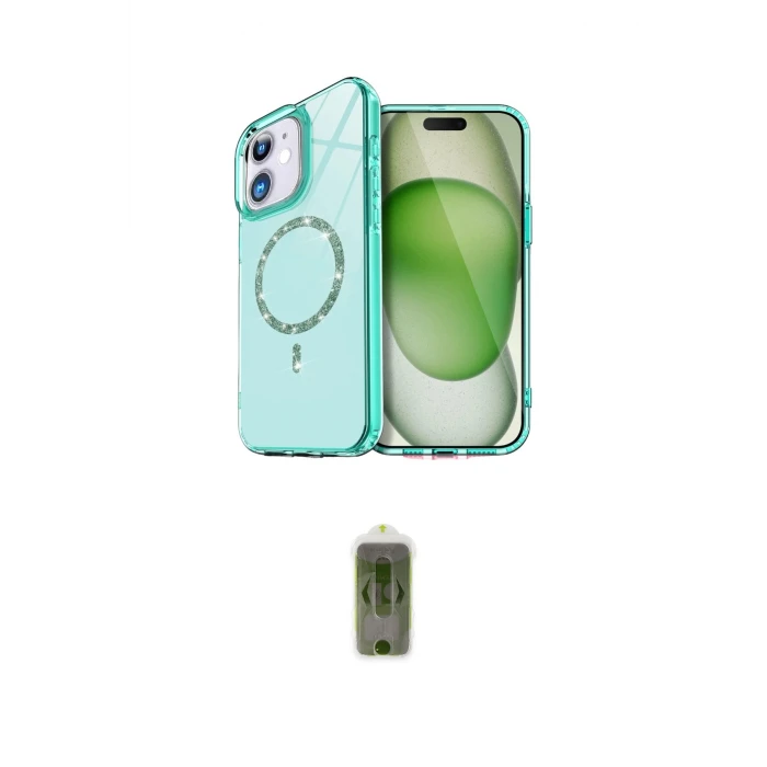 ieg™ iPhone 11 Kılıf Kıvılcım Form Prime - Siyah Joko Magic 5D Hayalet Cam