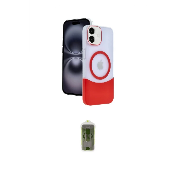ieg™ iPhone 11 Kılıf Kozmos Form Özel Seri - Siyah Joko Magic 5D Hayalet Cam