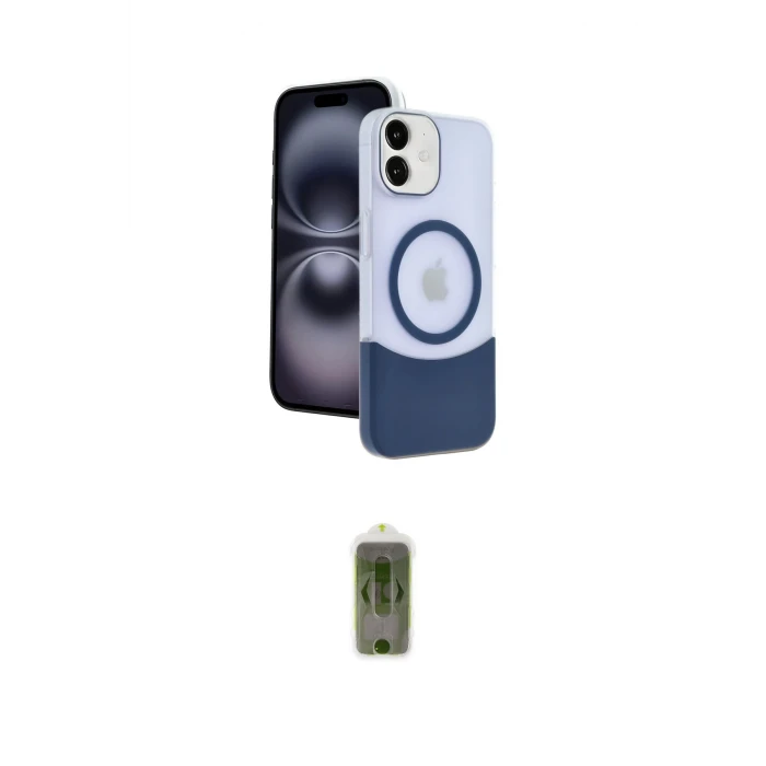 ieg™ iPhone 11 Kılıf Kozmos Form Özel Seri - Siyah Joko Magic 5D Hayalet Cam