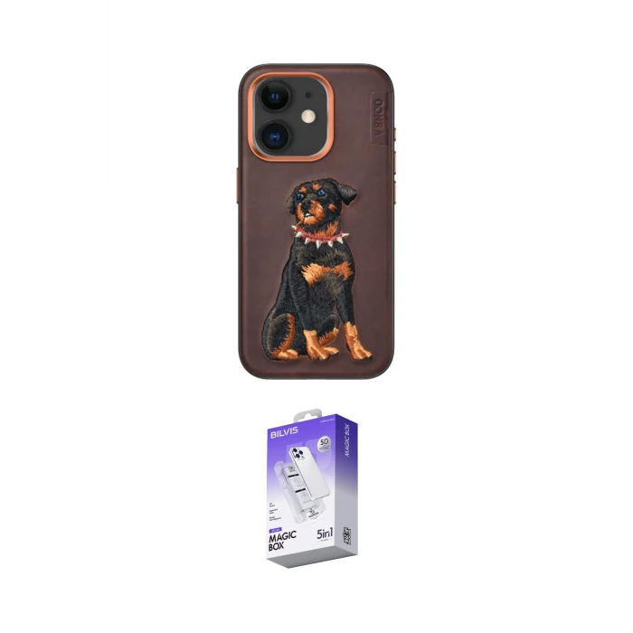 ieg™ iPhone 11 Kılıf Nova Form Koleksiyonu - Siyah Bilvis 5in1 3D Magic Cam Ekran Koruyucu