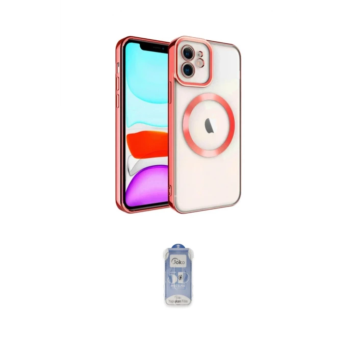 ieg™ iPhone 11 Kılıf Nova Işık Özel Seri - Siyah Joko Magic 5D Cam