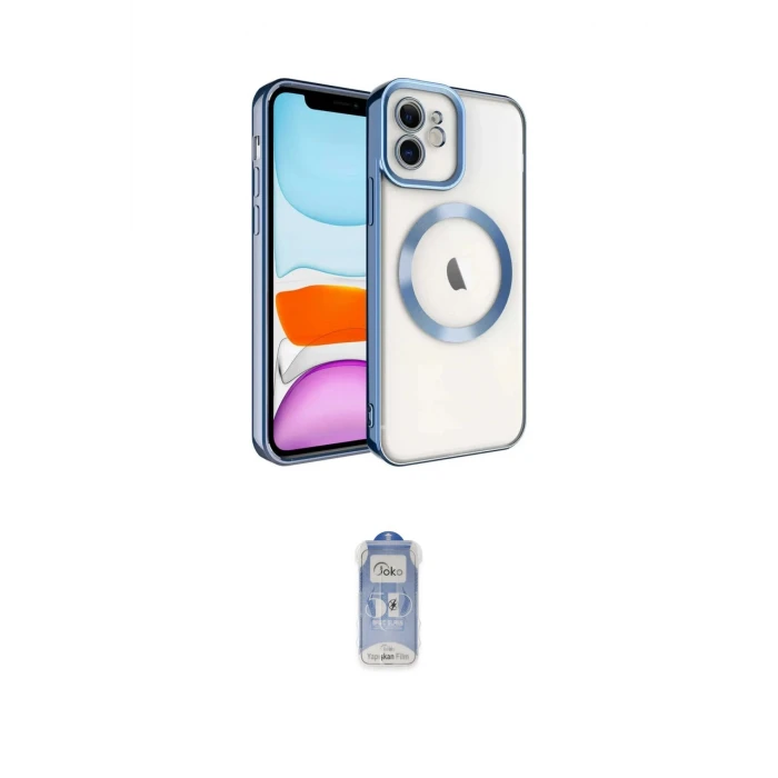 ieg™ iPhone 11 Kılıf Nova Işık Özel Seri - Siyah Joko Magic 5D Cam