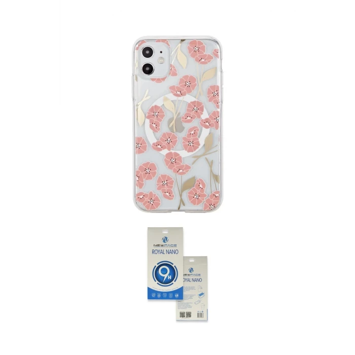 ieg™ iPhone 11 Kılıf Pusula Form - Şeffaf Royal Nano Ekran Koruyucu