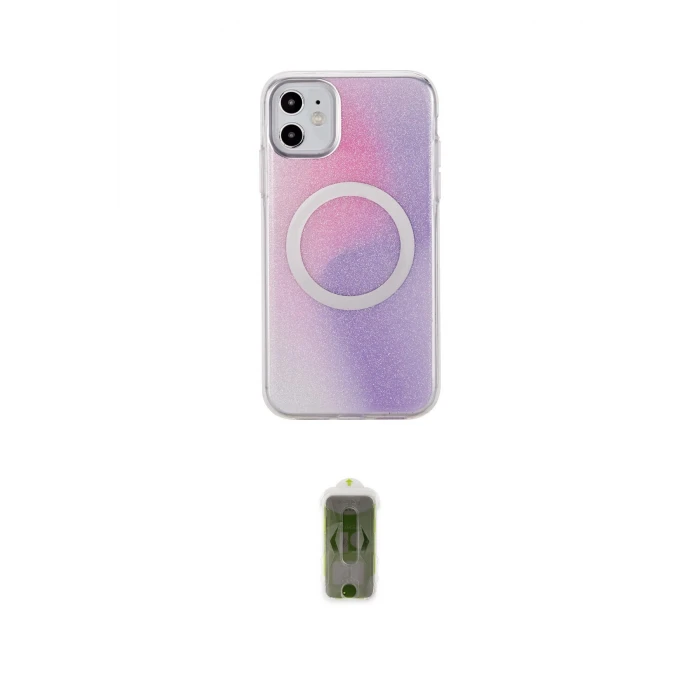 ieg™ iPhone 11 Kılıf Pusula Form - Siyah Joko Magic 5D Hayalet Cam