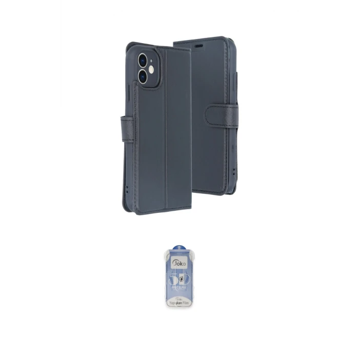 ieg™ iPhone 11 Kılıf Siluet Işık Serisi - Siyah Joko Magic 5D Cam