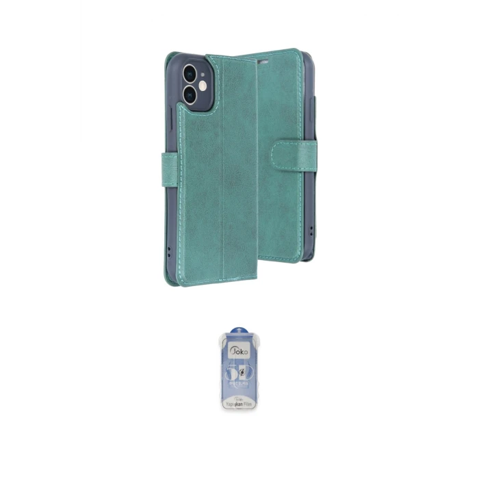 ieg™ iPhone 11 Kılıf Siluet Işık Serisi - Siyah Joko Magic 5D Cam