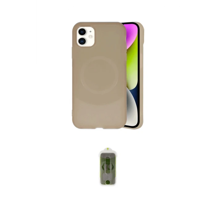 ieg™ iPhone 11 Kılıf Ufuk Serisi - Siyah Joko Magic 5D Hayalet Cam