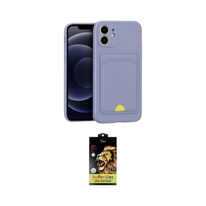 ieg™ iPhone 11 Kılıf Vadi Çizgi Prime - Siyah Buffer Cam Ekran Koruyucu