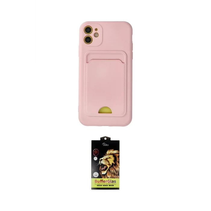 ieg™ iPhone 11 Kılıf Vadi Çizgi Prime - Siyah Buffer Cam Ekran Koruyucu