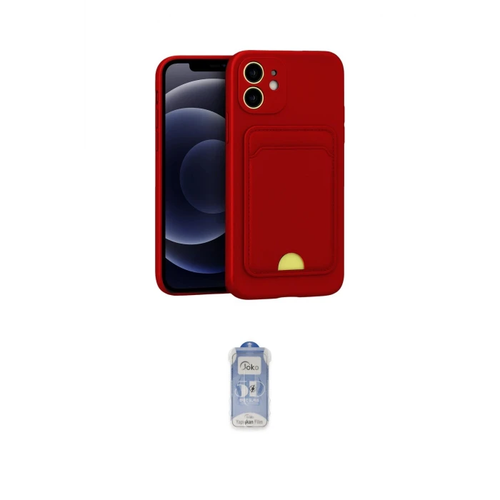 ieg™ iPhone 11 Kılıf Vadi Çizgi Prime - Siyah Joko Magic 5D Cam