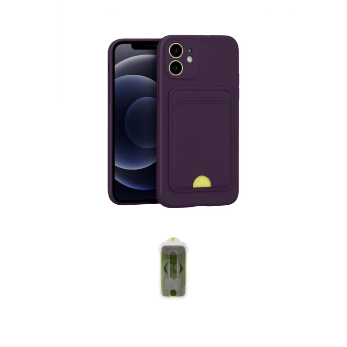 ieg™ iPhone 11 Kılıf Vadi Çizgi Prime - Siyah Joko Magic 5D Hayalet Cam