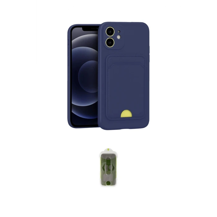 ieg™ iPhone 11 Kılıf Vadi Çizgi Prime - Siyah Joko Magic 5D Hayalet Cam