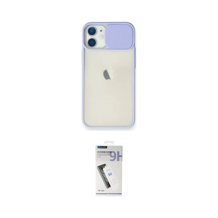 ieg™ iPhone 11 Kılıf Vadi Çizgi - Şeffaf Uv Polymer Nano Ekran Koruyucu