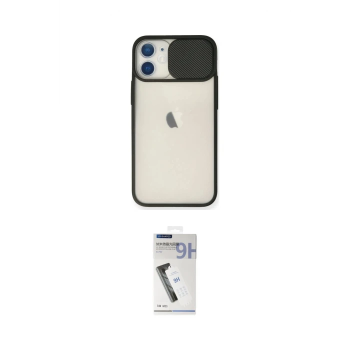 ieg™ iPhone 11 Kılıf Vadi Çizgi - Şeffaf Uv Polymer Nano Ekran Koruyucu