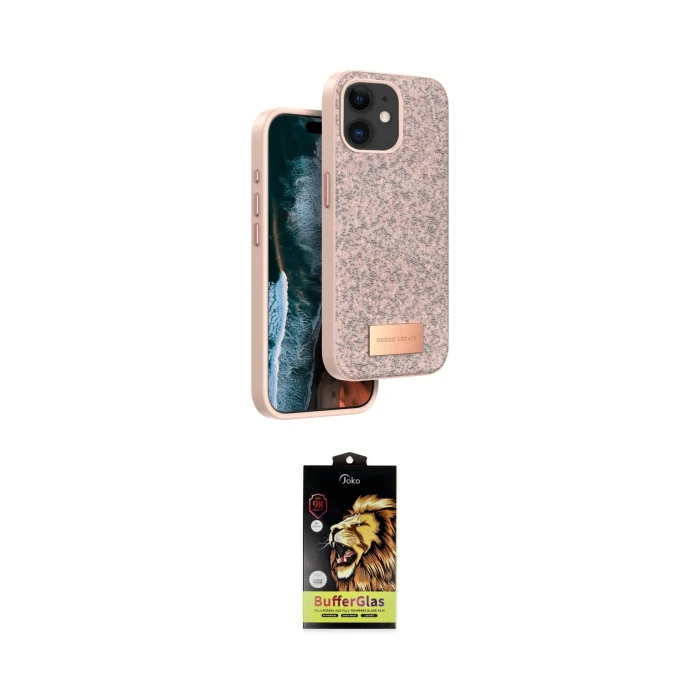 ieg™ iPhone 11 Kılıf Vadi Klasik Serisi - Siyah Buffer Cam Ekran Koruyucu