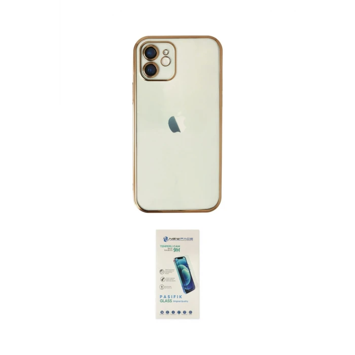 ieg™ iPhone 11 Kılıf Vadi Minimal - Şeffaf Pasifik Cam Ekran Koruyucu