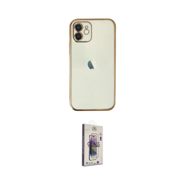 ieg™ iPhone 11 Kılıf Vadi Minimal - Siyah Bilvis 3D Cam Ekran Koruyucu