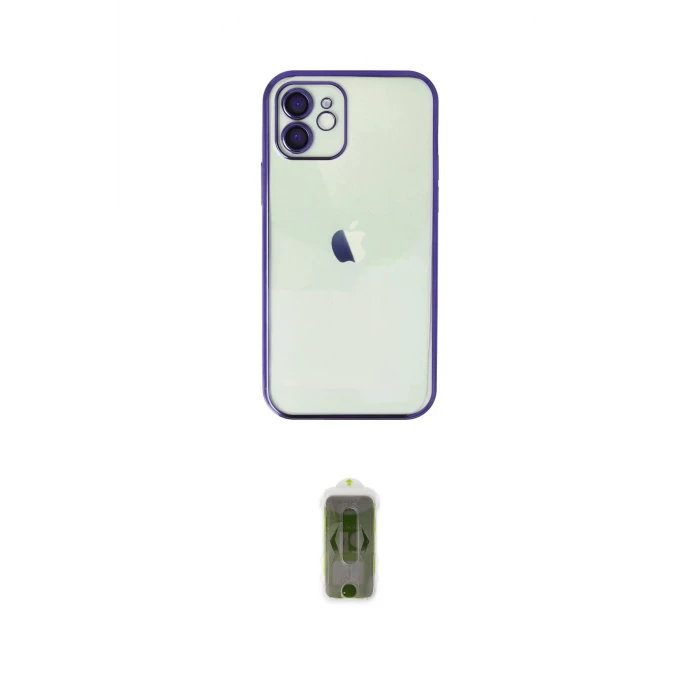 ieg™ iPhone 11 Kılıf Vadi Minimal - Siyah Joko Magic 5D Hayalet Cam