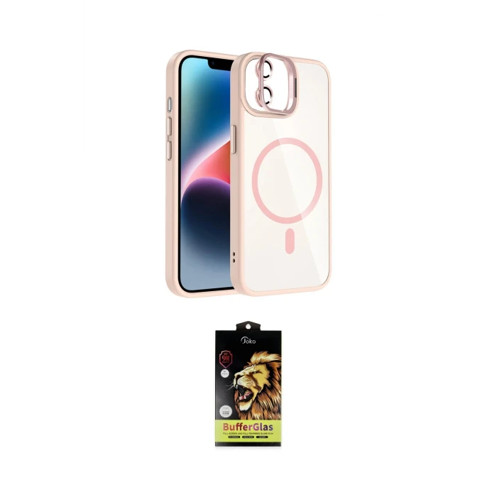 ieg™ iPhone 11 Kılıf Yadigar Asil Koleksiyonu - Siyah Buffer Cam Ekran Koruyucu