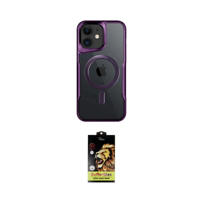 ieg™ iPhone 11 Kılıf Yadigar Klasik Özel Seri - Siyah Buffer Cam Ekran Koruyucu