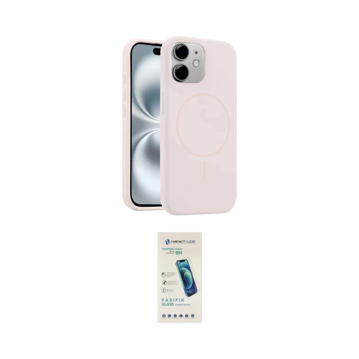 ieg™ iPhone 11 Kılıf Yankı Form Serisi - Şeffaf Pasifik Cam Ekran Koruyucu