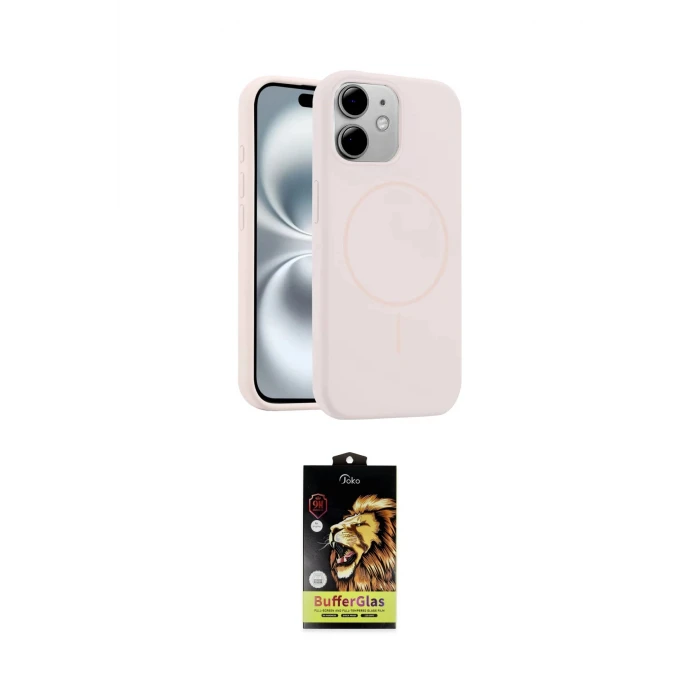 ieg™ iPhone 11 Kılıf Yankı Form Serisi - Siyah Buffer Cam Ekran Koruyucu