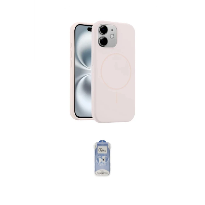 ieg™ iPhone 11 Kılıf Yankı Form Serisi - Siyah Joko Magic 5D Cam