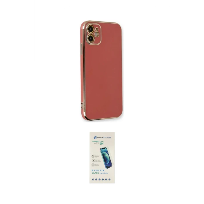 ieg™ iPhone 11 Kılıf Yankı Serisi - Şeffaf Pasifik Cam Ekran Koruyucu
