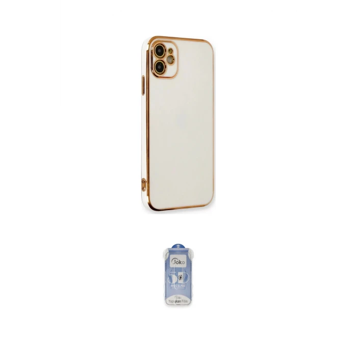 ieg™ iPhone 11 Kılıf Yankı Serisi - Siyah Joko Magic 5D Cam