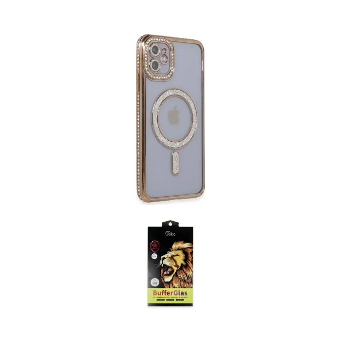 ieg™ iPhone 11 Kılıf Zirve Doku Prime - Siyah Buffer Cam Ekran Koruyucu