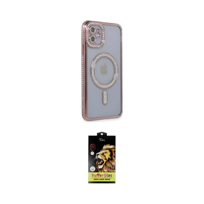 ieg™ iPhone 11 Kılıf Zirve Doku Prime - Siyah Buffer Cam Ekran Koruyucu