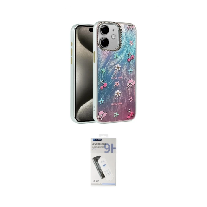 ieg™ iPhone 11 Kılıf Zirve Modern Prime - Şeffaf Uv Polymer Nano Ekran Koruyucu