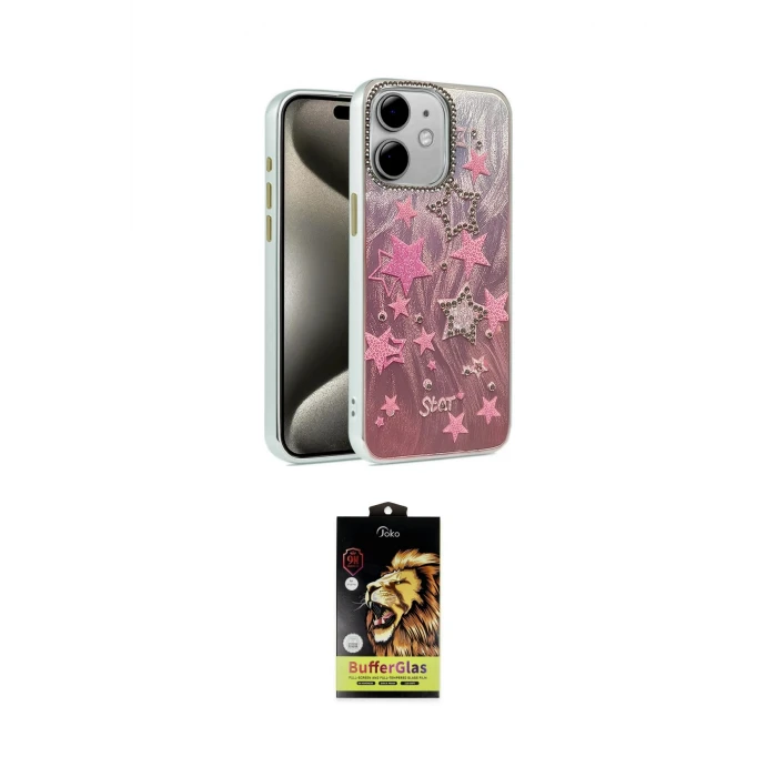 ieg™ iPhone 11 Kılıf Zirve Modern Prime - Siyah Buffer Cam Ekran Koruyucu