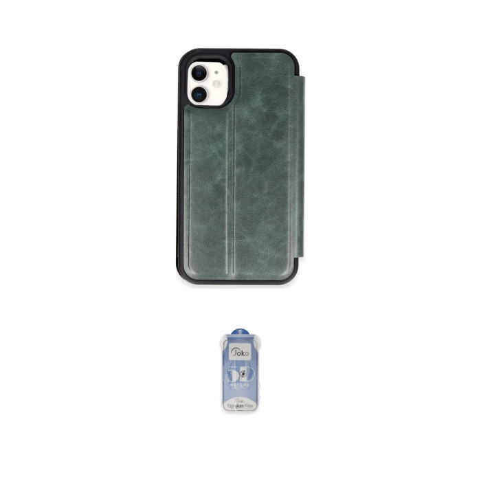 ieg™ iPhone 11 Kılıf Zirve Yansıma Serisi - Siyah Joko Magic 5D Cam