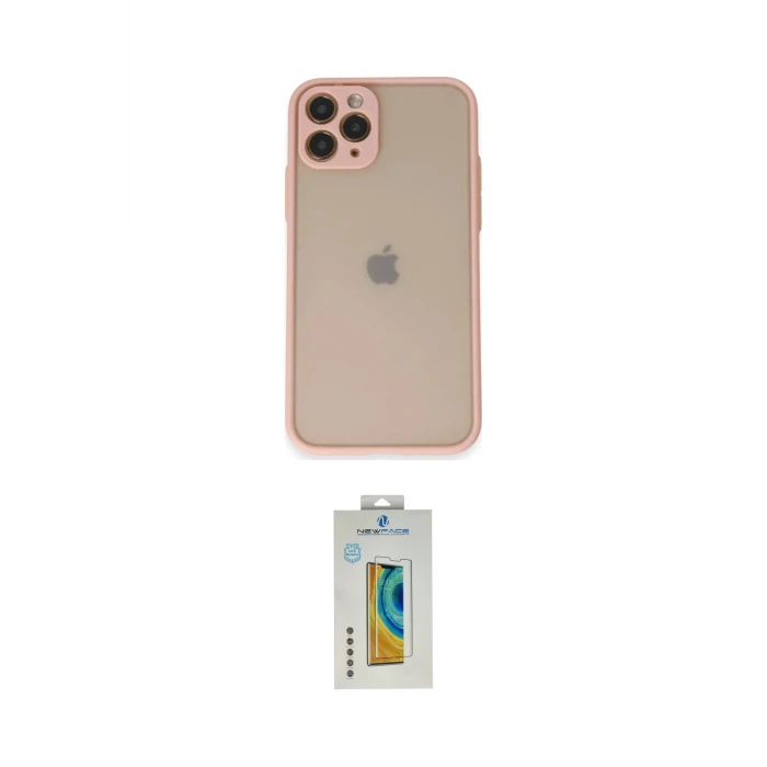 ieg™ iPhone 11 Pro Kılıf Ahenk Çizgi Serisi - Siyah Polymer Nano Ekran Koruyucu