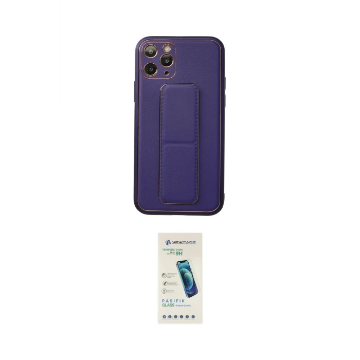 ieg™ iPhone 11 Pro Kılıf Akış Doku - Şeffaf Pasifik Cam Ekran Koruyucu