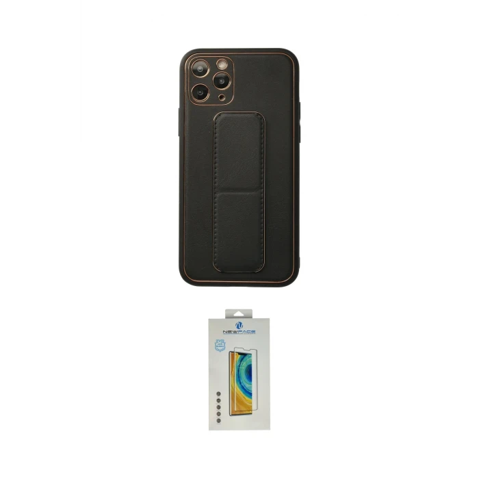 ieg™ iPhone 11 Pro Kılıf Akış Doku - Siyah Polymer Nano Ekran Koruyucu