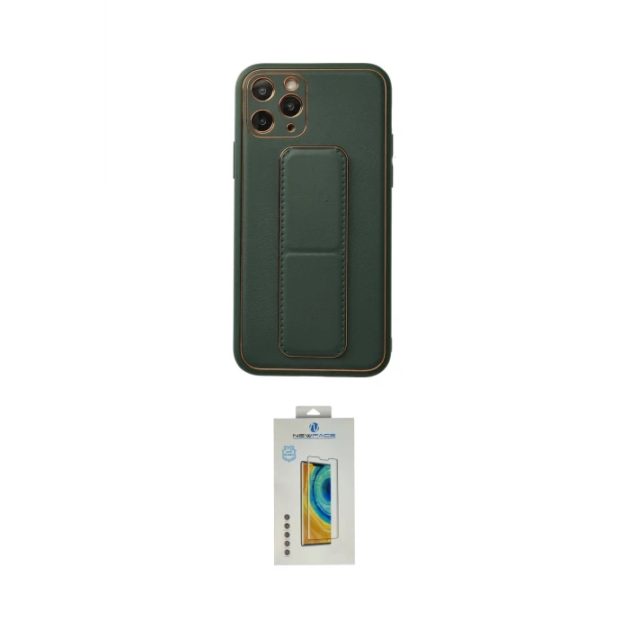 ieg™ iPhone 11 Pro Kılıf Akış Doku - Siyah Polymer Nano Ekran Koruyucu