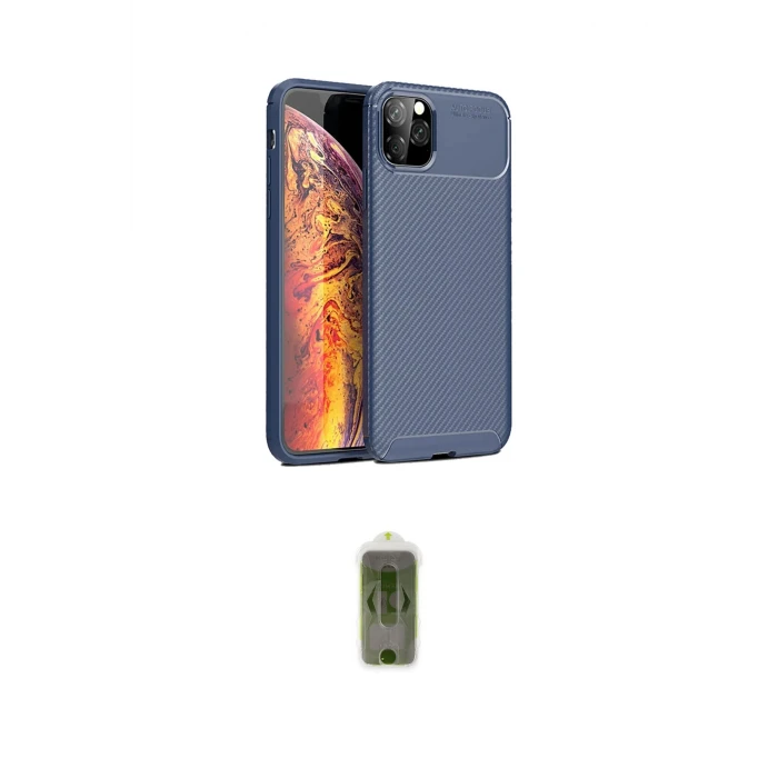 ieg™ iPhone 11 Pro Kılıf Eksen Form Prime - Siyah Joko Magic 5D Hayalet Cam