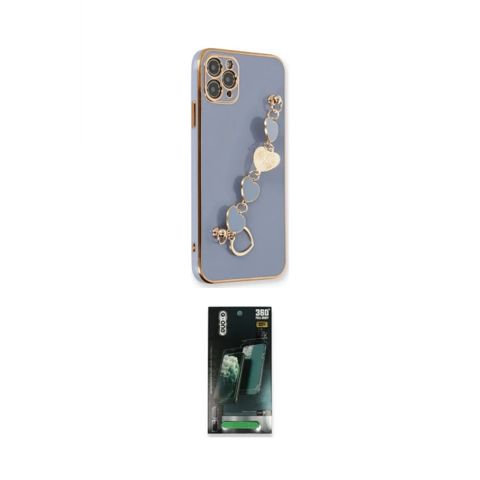 ieg™ iPhone 11 Pro Kılıf Nova Işık Prime - Şeffaf 360 Full Body Arka Koruyucu
