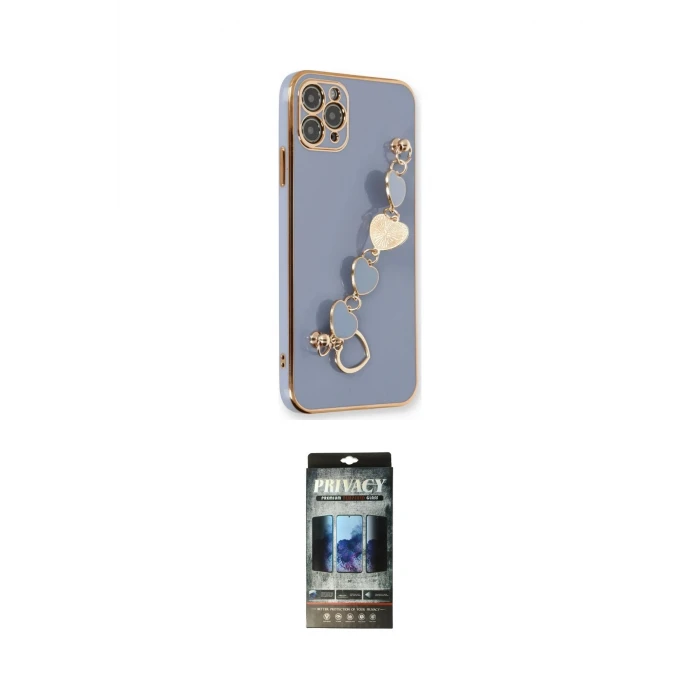 ieg™ iPhone 11 Pro Kılıf Nova Işık Prime - Siyah 34D Hayalet Izgaralı Cam
