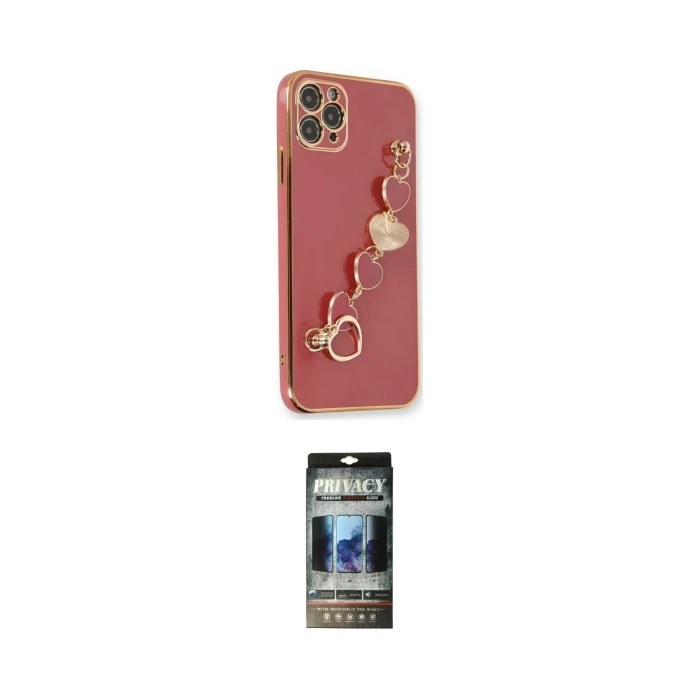 ieg™ iPhone 11 Pro Kılıf Nova Işık Prime - Siyah 34D Hayalet Izgaralı Cam