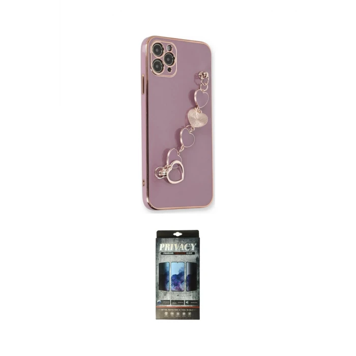 ieg™ iPhone 11 Pro Kılıf Nova Işık Prime - Siyah 34D Hayalet Izgaralı Cam